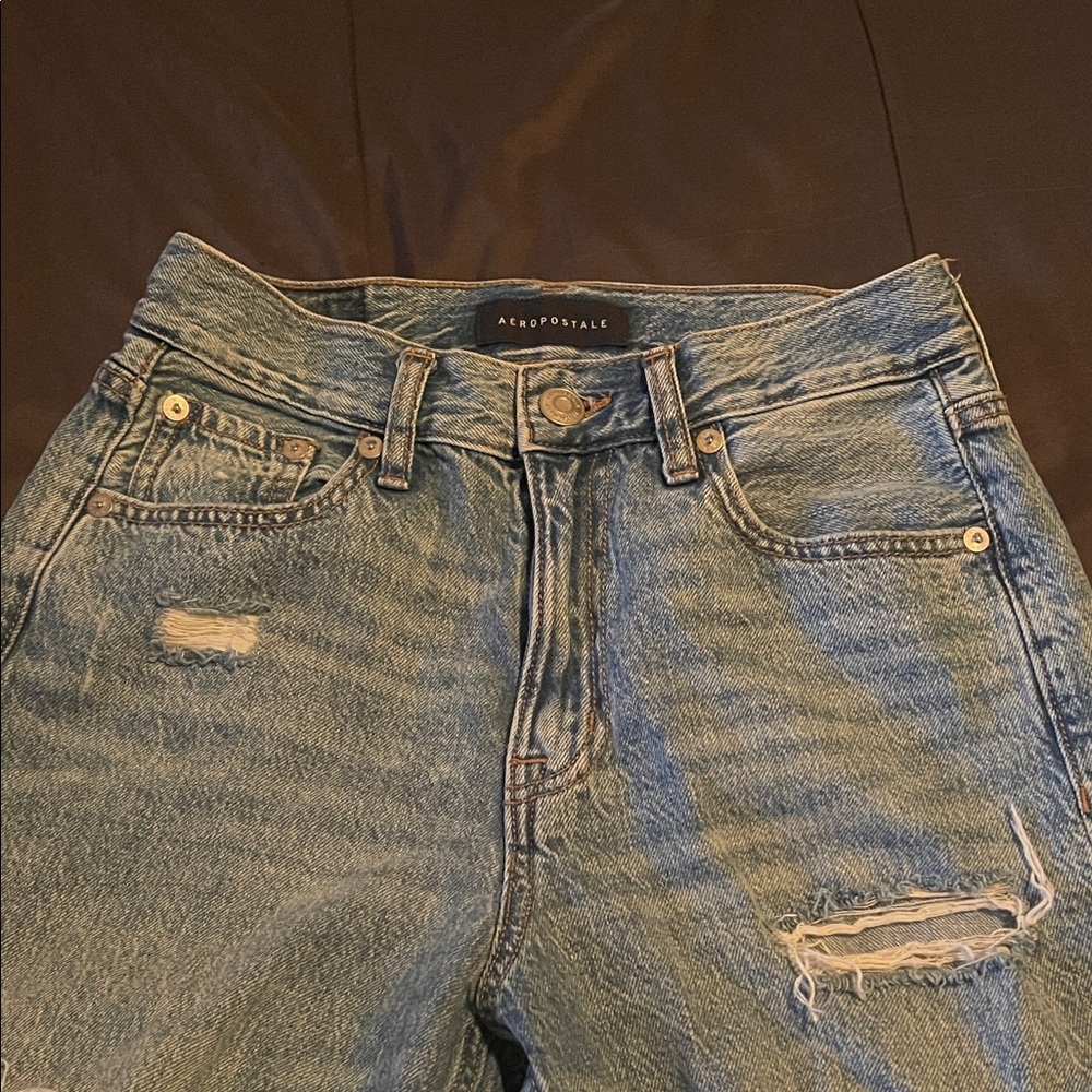 Women’s Aeropostale Light Blue Ripped Jeans
